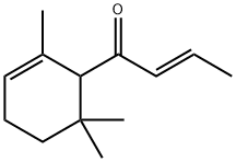 (E)-1-(2,6,6-트리메틸-2-사이클로헥센-1-일)-2-부텐-1-원 구조식 이미지