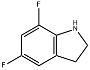 1H-Indole,5,7-difluoro-2,3-dihydro-(9CI) Structure