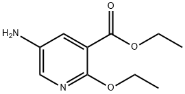 3-Pyridinecarboxylicacid,5-amino-2-ethoxy-,ethylester(9CI) Structure