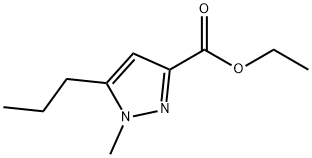 1H-Pyrazole-3-carboxylicacid,1-methyl-5-propyl-,ethylester(9CI) 구조식 이미지