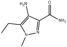 4-AMINO-5-ETHYL-1-METHYL-1H-PYRAZOLE-3-CARBOXYLIC ACID AMIDE Structure