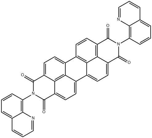 N,N'-DI(QUINOLIN-8-YL)-PERYLENTETRACARBONIC ACID, DIAMIDE Structure