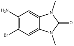 5-amino-6-bromo-1,3-dimethyl-1,3-dihydro-2H-benzimidazol-2-one(SALTDATA: FREE) Structure