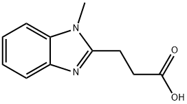 3-(1-METHYL-1H-BENZOIMIDAZOL-2-YL)-PROPIONIC ACID Structure