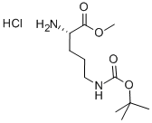 H-ORN(BOC)-OME HCL 구조식 이미지