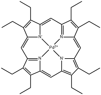 (octaethylporphyrinato)palladium(II) Structure