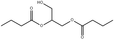 Butanoic acid, 1,1'-[1-(hydroxymethyl)-1,2-ethanediyl] ester Structure