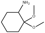 Cyclohexanamine,  2,2-dimethoxy- Structure
