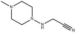 아세토니트릴,[(4-메틸-1-피페라지닐)아미노]-(8CI) 구조식 이미지
