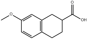 7-METHOXY-1,2,3,4-TETRAHYDRO-NAPHTHALENE-2-CARBOXYLIC ACID Structure