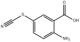 2-AMINO-5-THIOCYANATOBENZOIC ACID Structure