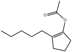 2-Pentyl-1-cyclopenten-1-ol acetate Structure