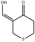 4H-Thiopyran-4-one, tetrahydro-3-(hydroxymethylene)-, (3E)- (9CI) Structure