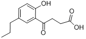 4-(2-HYDROXY-5-PROPYLPHENYL)-4-옥소부타노산 구조식 이미지