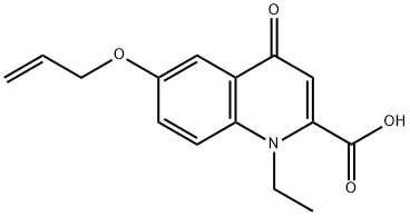 6-(ALLYLOXY)-1-ETHYL-4-OXO-1,4-DIHYDROQUINOLINE-2-CARBOXYLIC ACID Structure