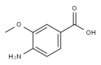 4-Amino-3-methoxybenzoic acid 구조식 이미지