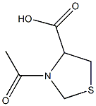 N-Acetyl-L-thiazolidine-4-carboxylic acid Structure