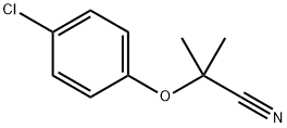 2-(4-хлорфенокси)-2-метилпропаннитрил структурированное изображение