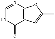 Furo[2,3-d]pyrimidin-4(3H)-one, 6-methyl- (8CI) 구조식 이미지