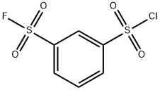 3-fluorosulphonylbenzenesulphonyl chloride  Structure