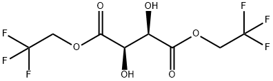 Butanedioic acid, 2,3-dihydroxy- (2R,3R)-, bis(2,2,2-trifluoroethyl) ester Structure