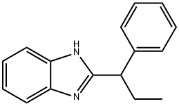 2-(1-phenylpropyl)-1H-benzimidazole Structure