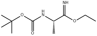 프로판이미드산,2-[[(1,1-디메틸에톡시)카르보닐]아미노]-,에틸에스테르,(2S)- 구조식 이미지