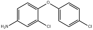 3-CHLORO-4-(4-CHLOROPHENOXY)ANILINE 구조식 이미지