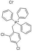 (2,4-디클로로벤질)트리페닐포스포늄클로라이드 구조식 이미지