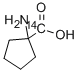 AMINOCYCLOPENTANE-1-CARBOXYLIC ACID, 1-[CARBOXYL-14C] Structure