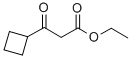 3-CYCLOBUTYL-3-OXO-PROPIONIC ACID ETHYL ESTER 구조식 이미지