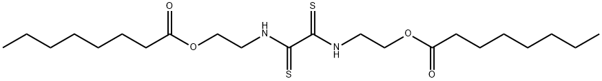 (1,2-디티옥소-1,2-에탄디일)비스(이미노-2,1-에탄디일)디옥타노에이트 구조식 이미지