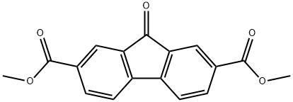 9H-Fluorene-2,7-dicarboxylic acid, 9-oxo-, diMethyl ester Structure