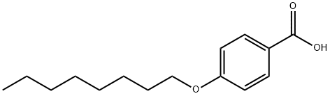 P-옥틸옥시벤조 산 구조식 이미지