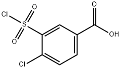 4-CHLORO-3-CHLOROSULFONYLBENZOIC ACID Structure