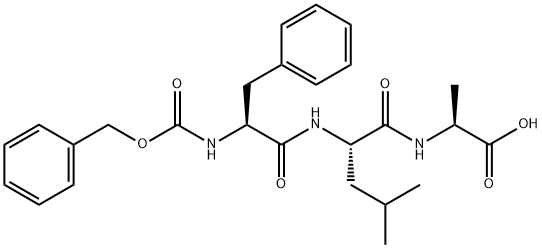 Z-PHE-LEU-ALA-OH Structure