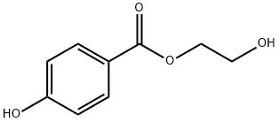 4-HYDROXYBENZOIC ACID 2-HYDROXYETHYL ESTER Structure