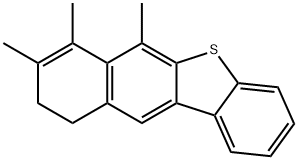 9,10-디하이드로-6,7,8-트리메틸벤조[b]나프토[2,3-d]티오펜 구조식 이미지