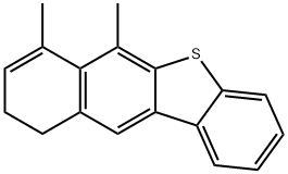 9,10-Dihydro-6,7-dimethylbenzo[b]naphtho[2,3-d]thiophene Structure