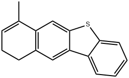 9,10-Dihydro-7-methylbenzo[b]naphtho[2,3-d]thiophene Structure