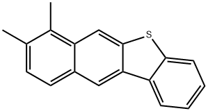 7,8-Dimethylbenzo[b]naphtho[2,3-d]thiophene Structure