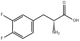 3,4-Difluoro-D-phenylalanine 구조식 이미지