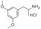 3,5-Dimethoxy-alpha-methylphenethylamine hydrochloride Structure