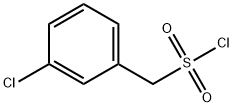 (3-CHLORO-PHENYL)-METHANESULFONYL CHLORIDE 구조식 이미지