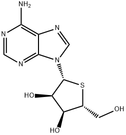 4'-티오아데노신 구조식 이미지