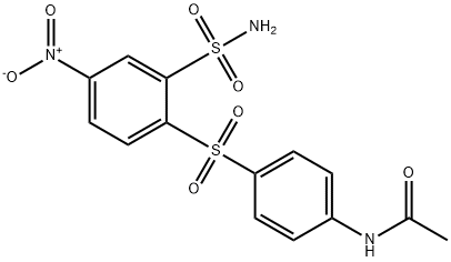 N-[4-(4-NITRO-2-SULFAMOYL-BENZENESULFONYL)-PHENYL]-ACETAMIDE Structure