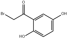 2-bromo-2-5-dihydroxyacetophenone  Structure