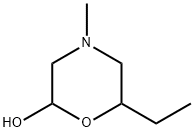 2-Morpholinol, 6-ethyl-4-methyl- (9CI) Structure