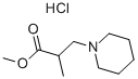 methyl alpha-methylpiperidine-1-propionate hydrochloride Structure