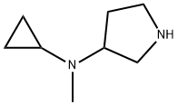 3-피롤리딘아민,N-사이클로프로필-N-메틸-(9CI) 구조식 이미지
